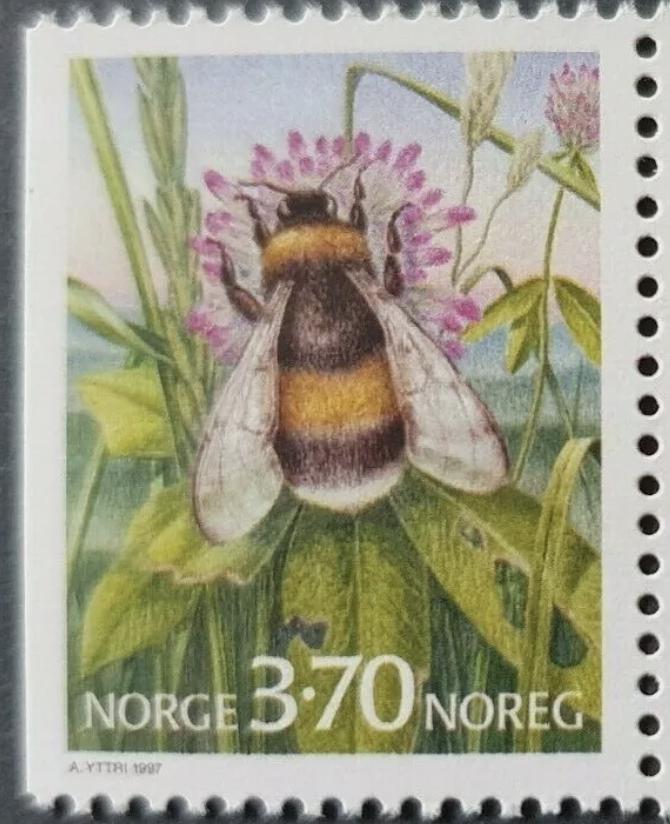 1997 Norway Bee Stamp - Postage Stamp Necklace