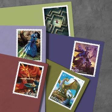2024 USA D&D Stamp - Postage Stamp Necklace