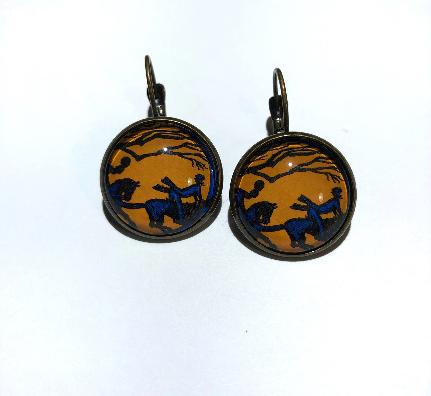 1974 Legend of Sleepy Hollow - Postage Stamp Earrings