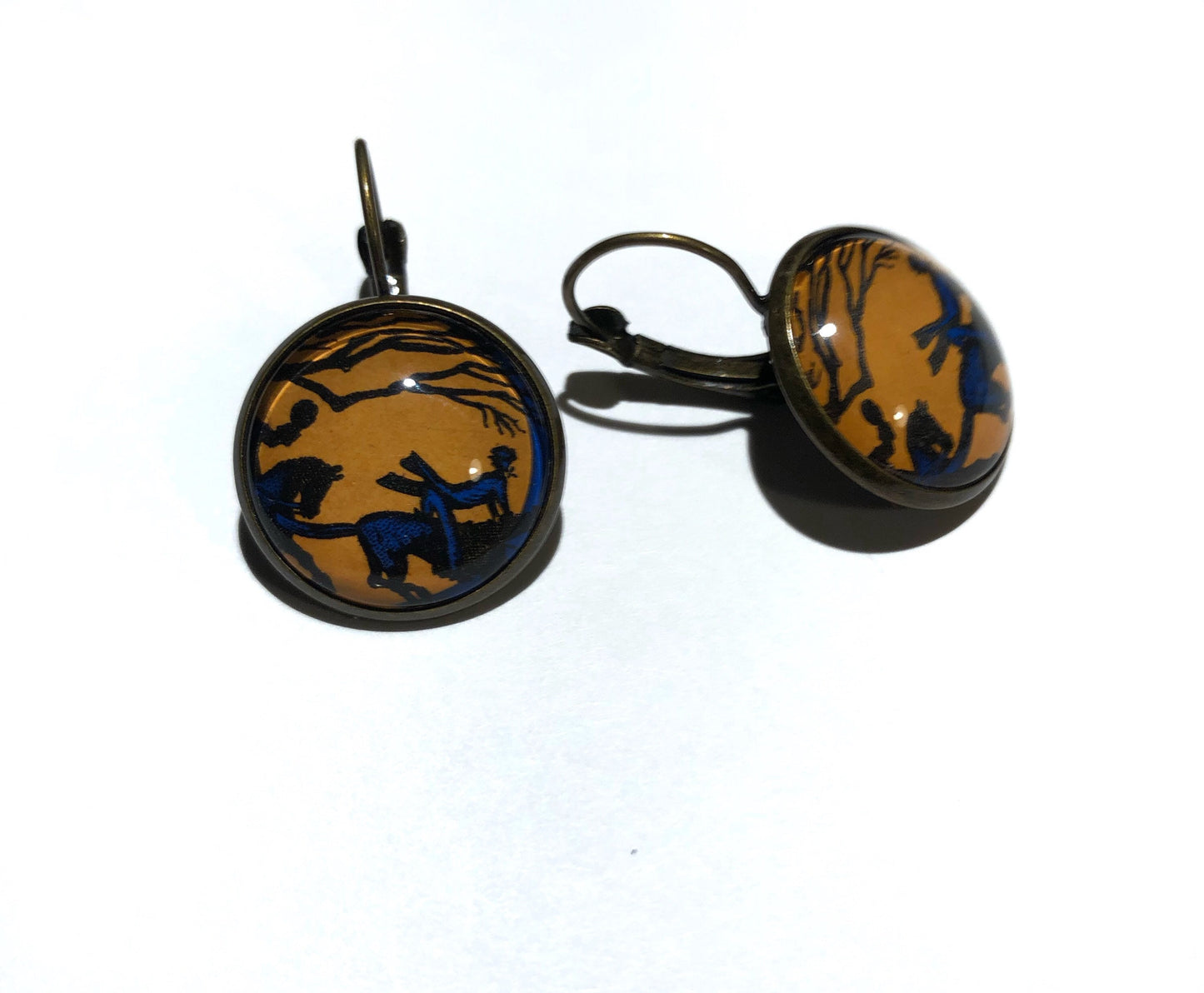 1974 Legend of Sleepy Hollow - Postage Stamp Earrings