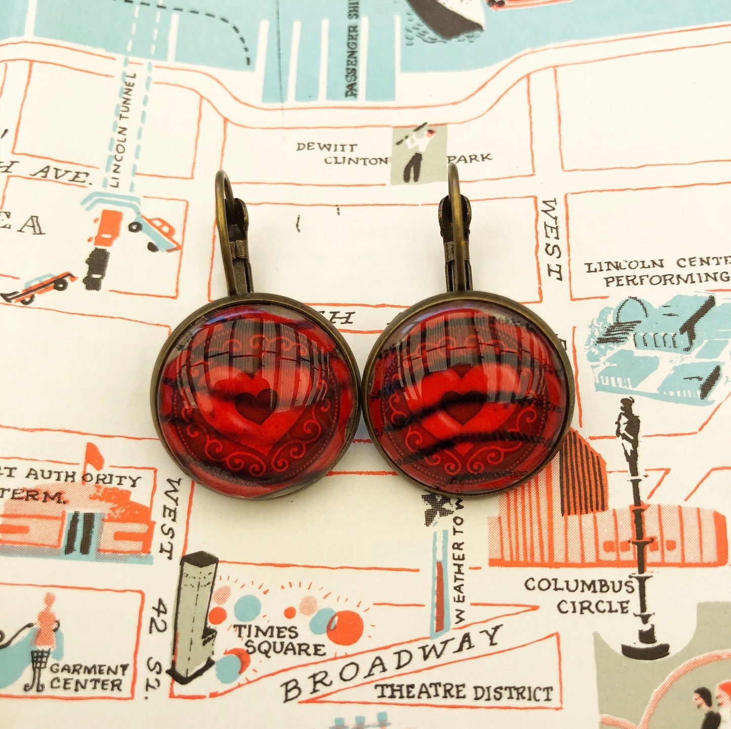 2013 United States - Sealed with Love Stamp - Postage Stamp Earrings