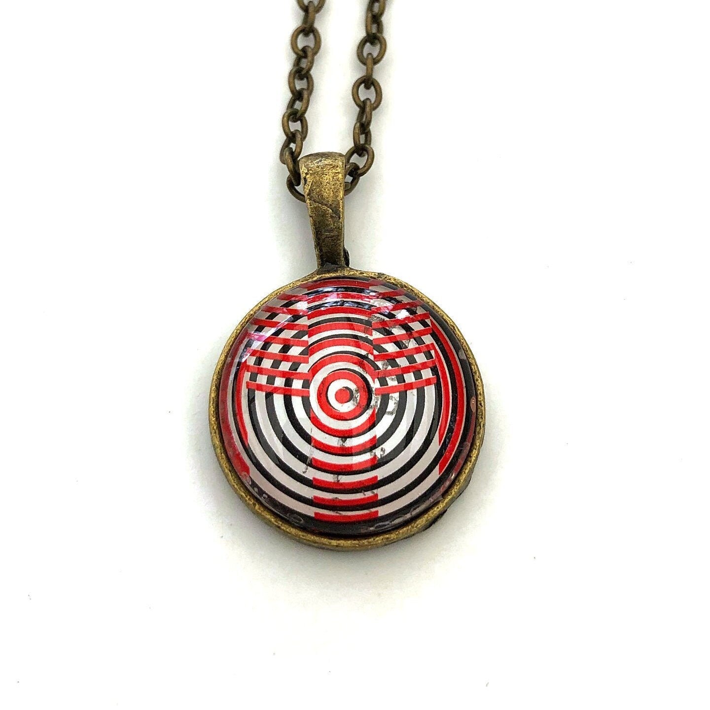 1988 New Zealand Thermal Electricity Stamp - Postage Stamp Necklace