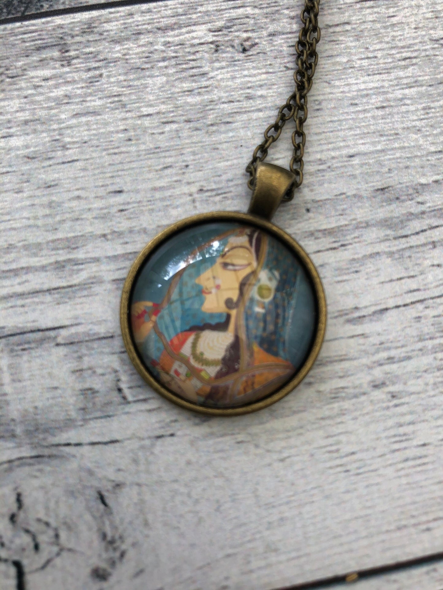 2007 Japan Stamp - Postage Stamp Necklace