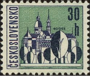 1965 Kosice, Czechoslovakia Stamp - Postage Stamp Necklace