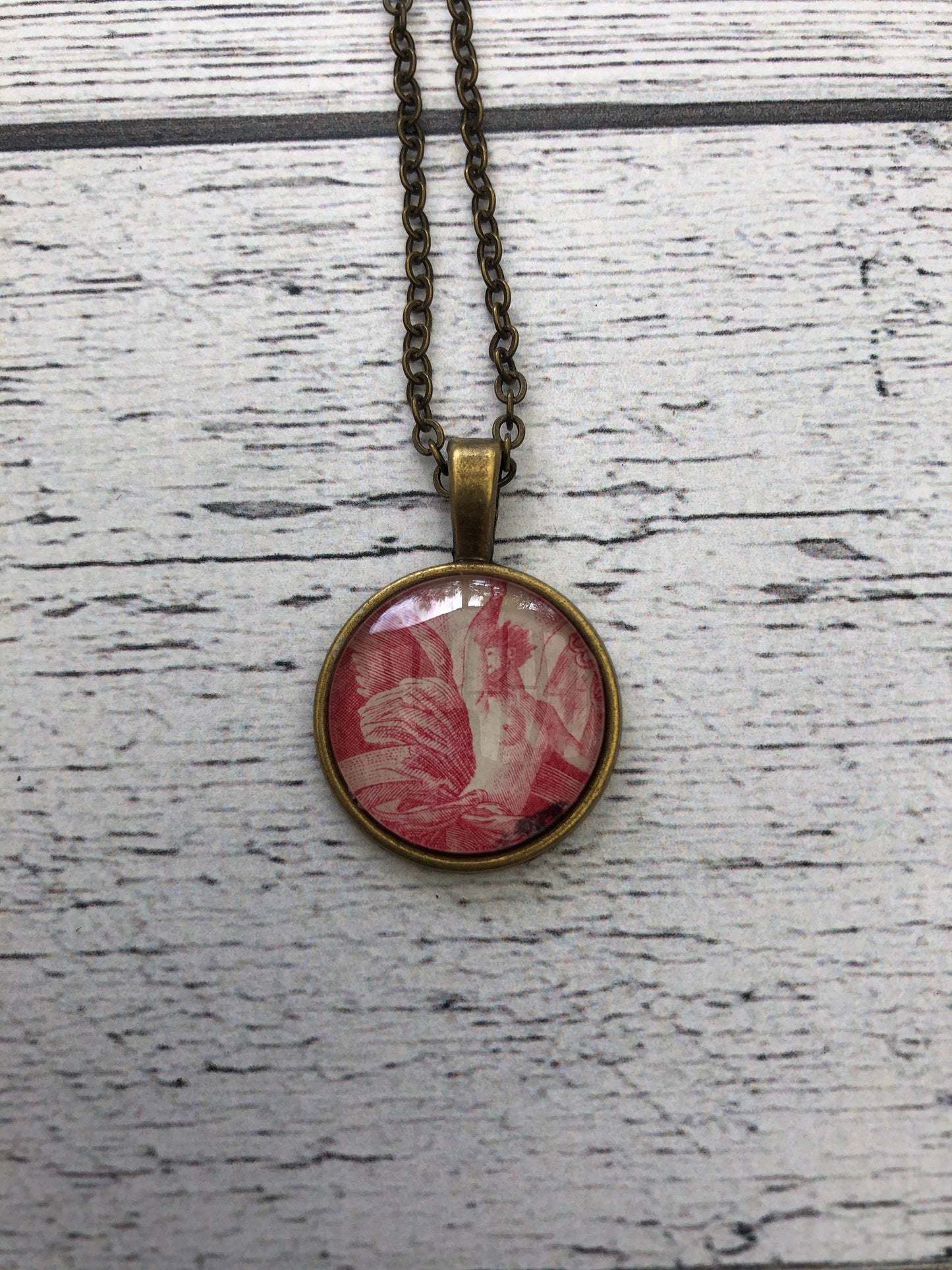 1946 Iris, Messenger of the Gods - France Stamp - Postage Stamp Necklace