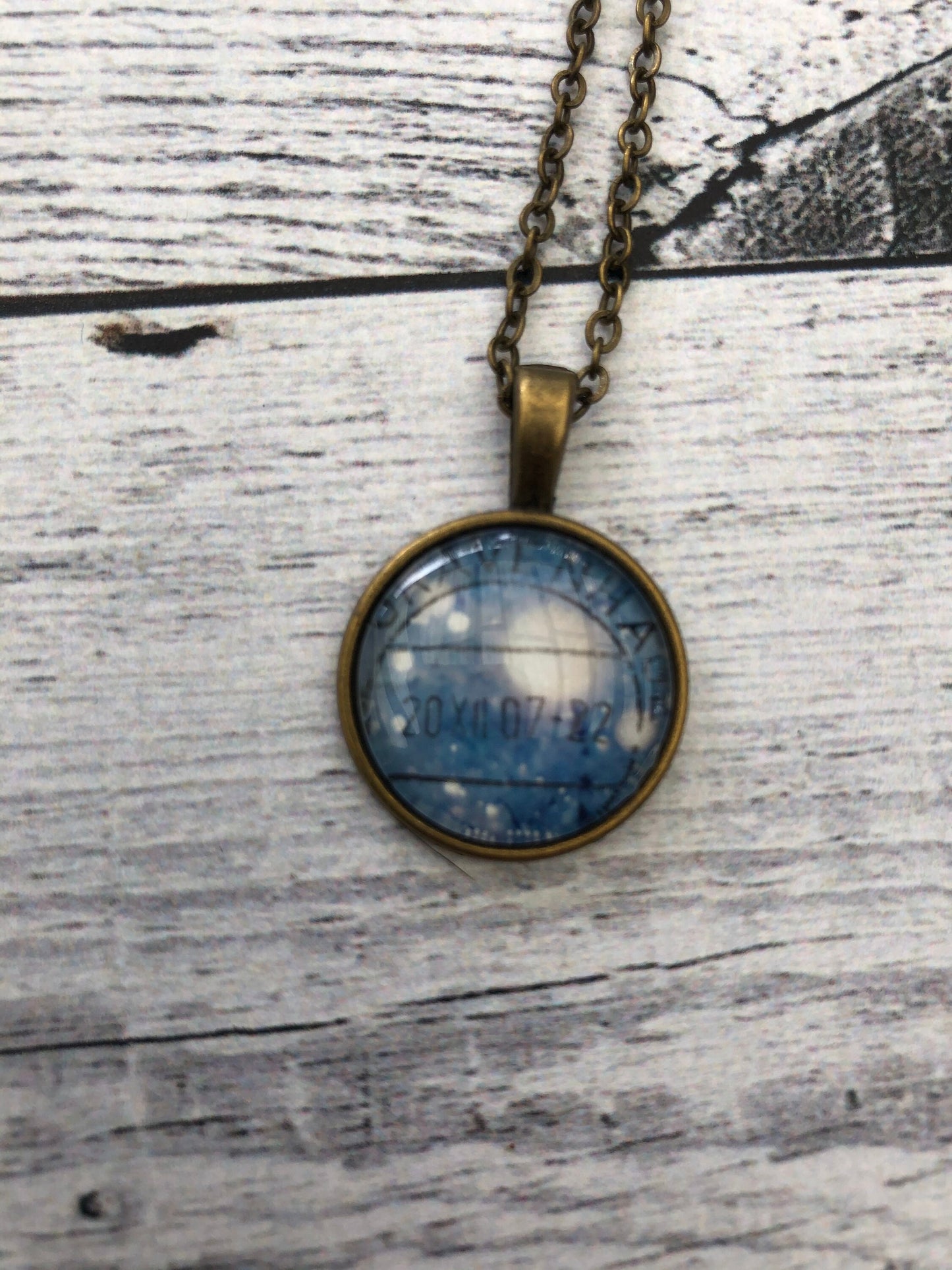 2007 Netherlands December Stamp - Postage Stamp Necklace