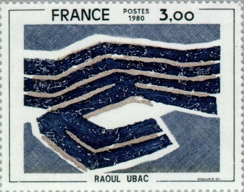 1980 Raoul Ubac - France Stamp - Postage Stamp Necklace