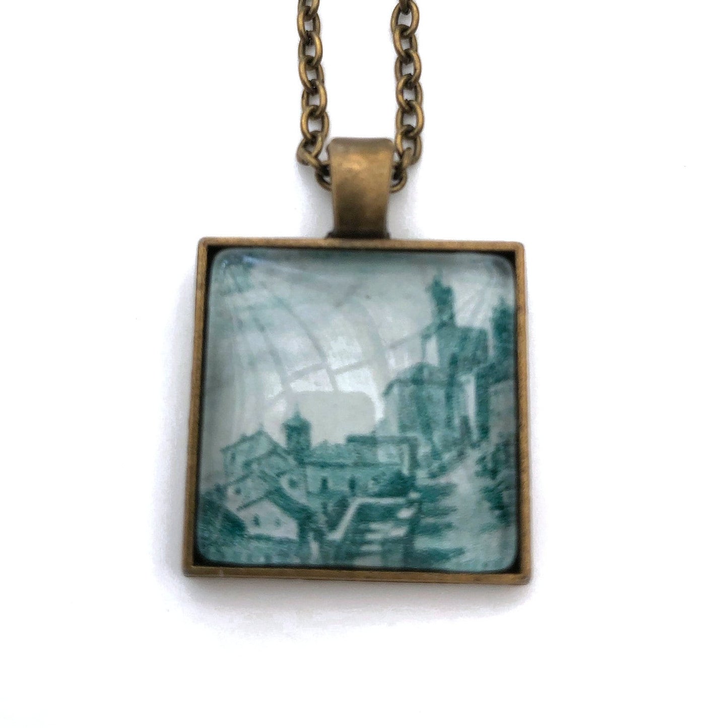 1961 Hospital Street, San Marino Stamp - Postage Stamp Necklace