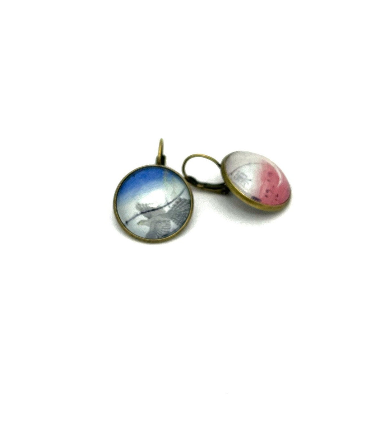 1987 Cuckoo Bird - Basho Matsuo - Japan Stamp - Postage Stamp Earrings