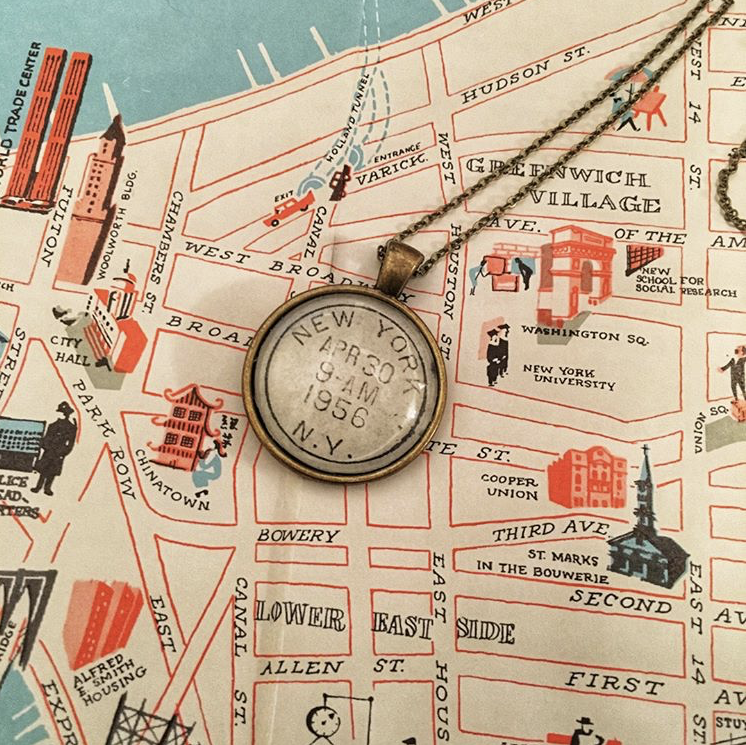 Assorted Postmark Necklace
