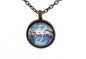 1982 Pisces and Nax Stamp - Switzerland - Postage Stamp Necklace