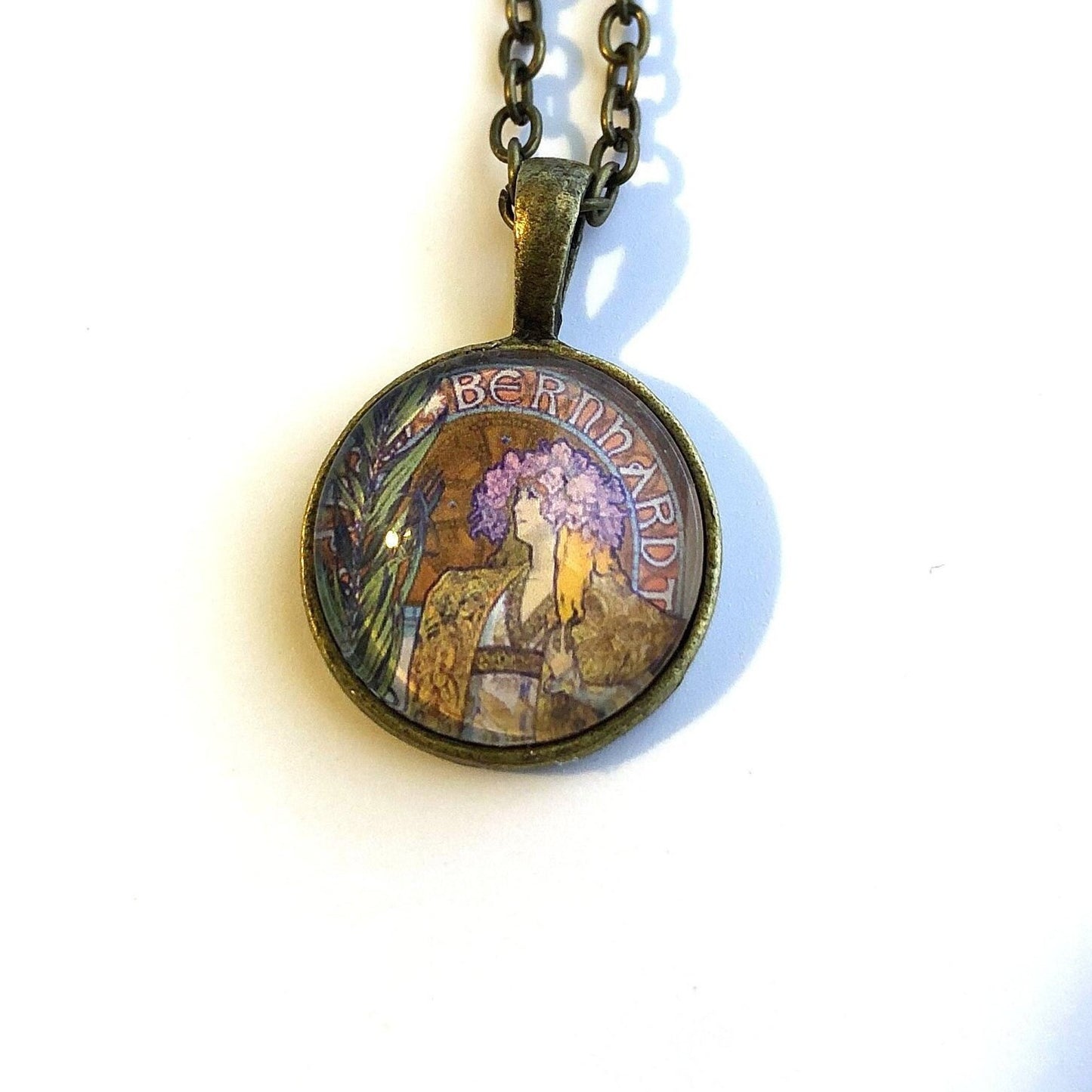 2010 Mucha Czech Republic Stamp- Postage Stamp Necklace