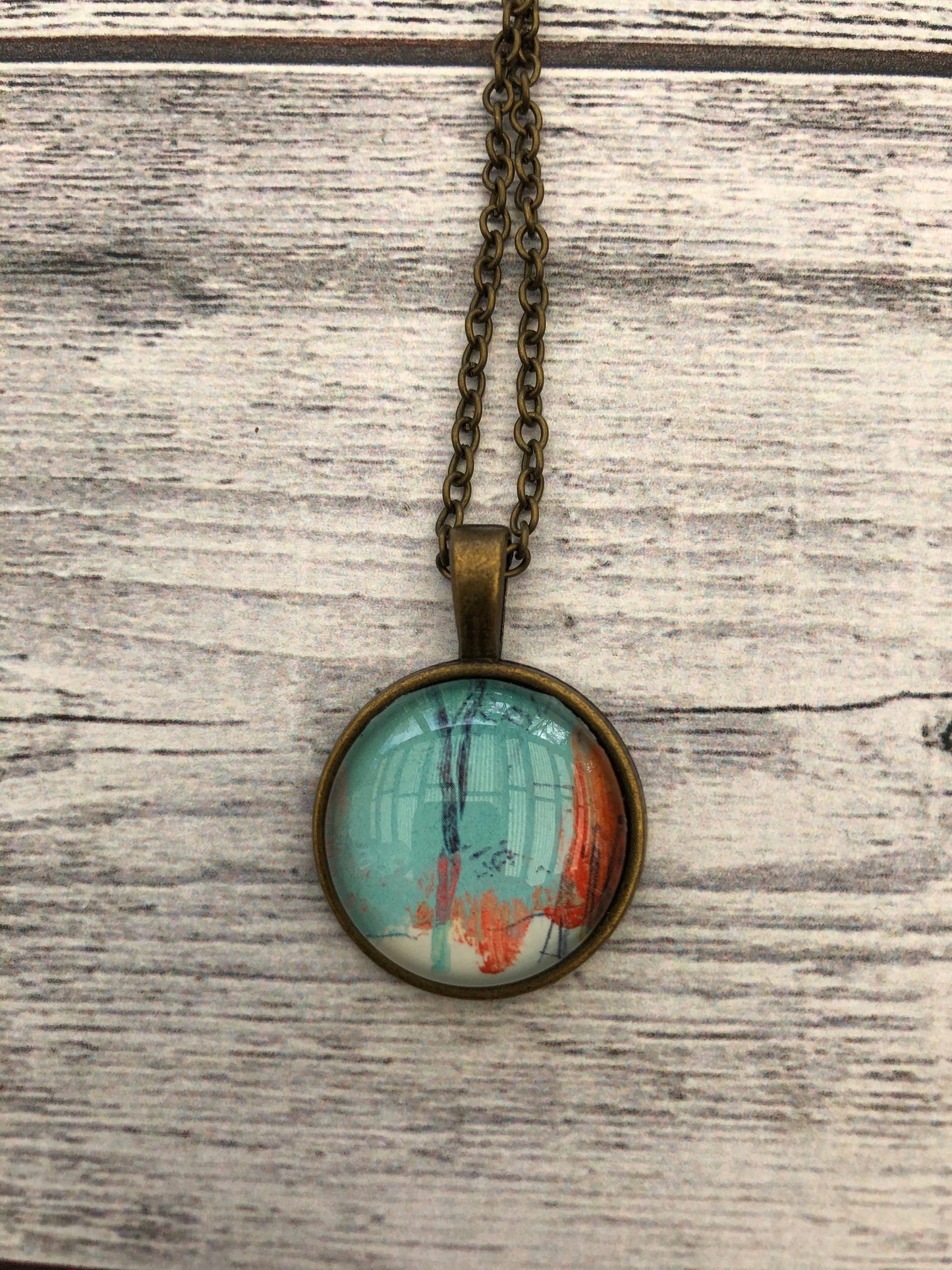 1998 Japanese Stamp - Postage Stamp Necklace