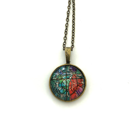 1973 Chagall Israel Stamp - Postage Stamp Necklace