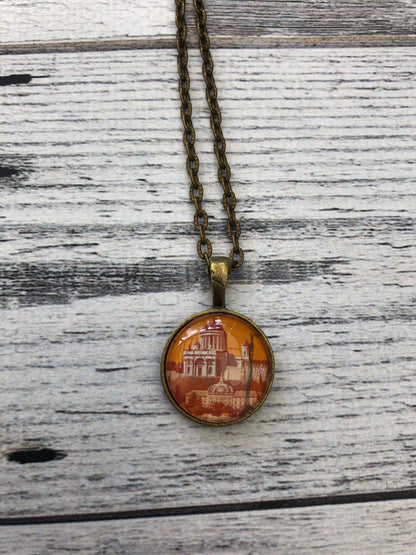 1973 Esztergom, Hungary Stamp - Postage Stamp Necklace