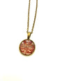 1920c Brown Czechoslovakian Dove Stamp - Postage Stamp Necklace