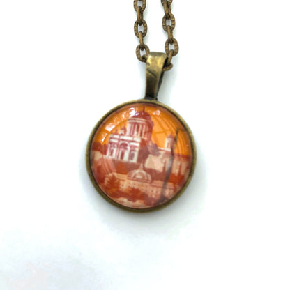1973 Esztergom, Hungary Stamp - Postage Stamp Necklace