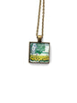1969 Plant for more beautiful parks US stamp - Postage Stamp Necklace