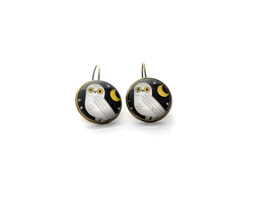 2023 USA Winter Woodland Animals Stamp - Postage Stamp Earrings