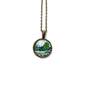 1969 Plant for more beautiful cities US stamp - Postage Stamp Necklace
