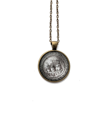 1976 San Marino Stamp  - Postage Stamp Necklace