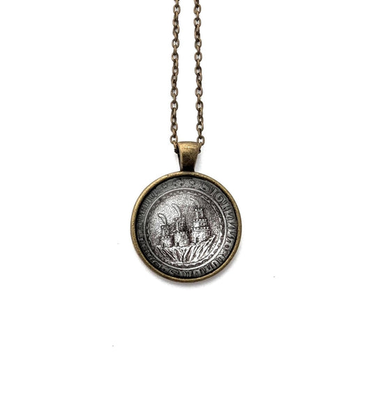 1976 San Marino Stamp  - Postage Stamp Necklace