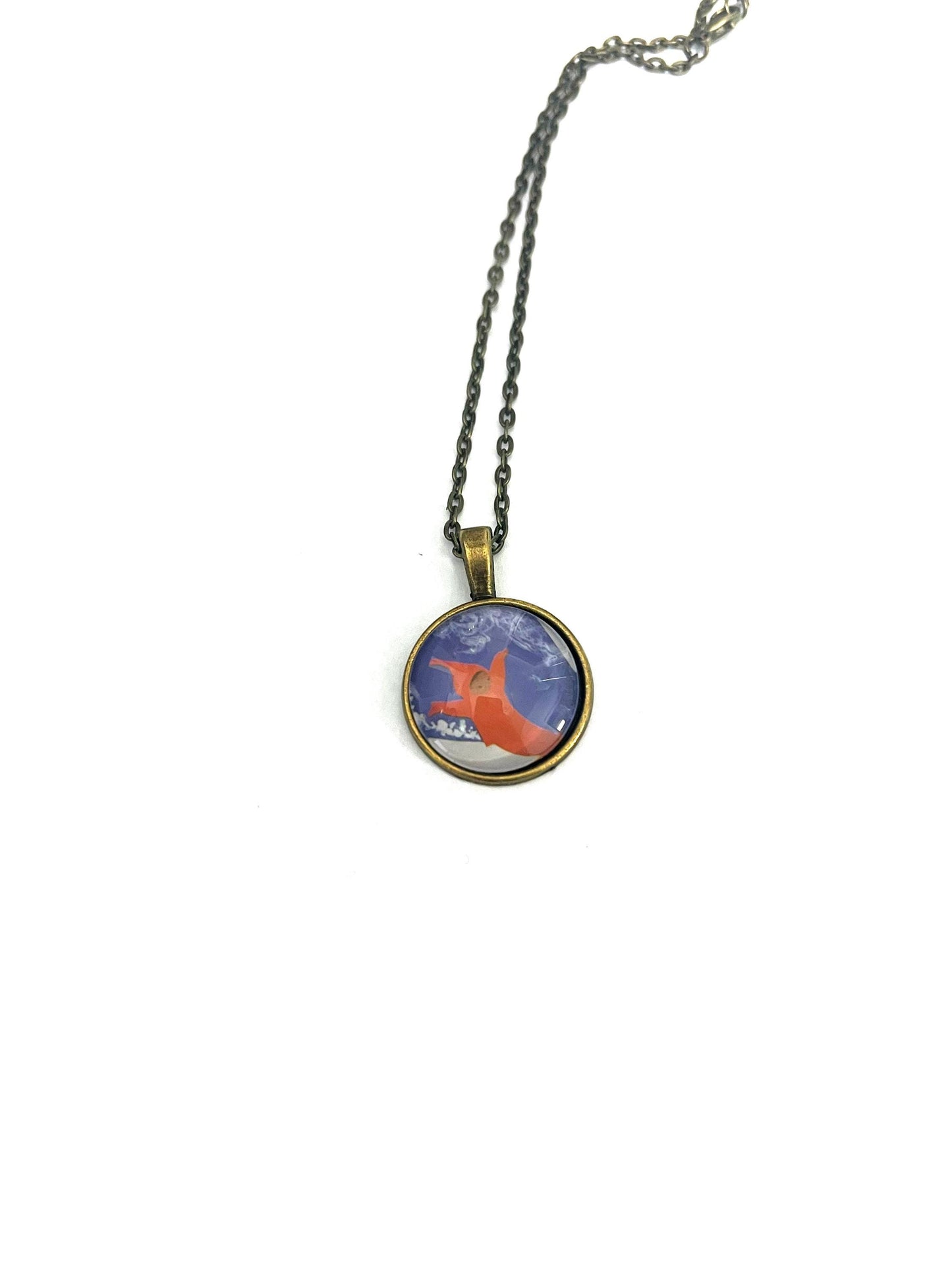 2017 USA The Snowy Day Stamp - United States Stamp - Postage Stamp Necklace