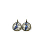 2018 Blue Jay USA stamp  - Postage Stamp Earrings