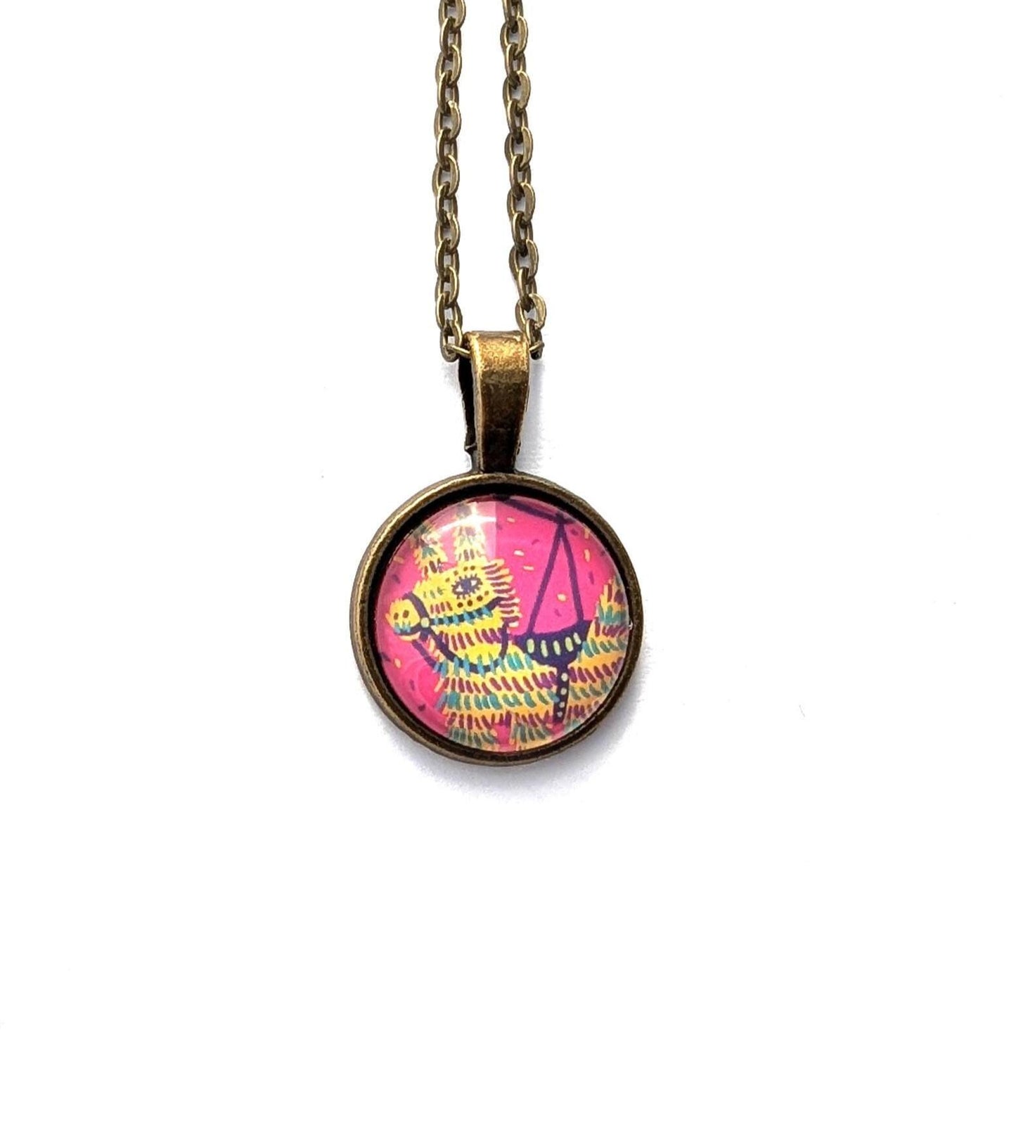2023 USA Piñata Stamp - Postage Stamp Necklace