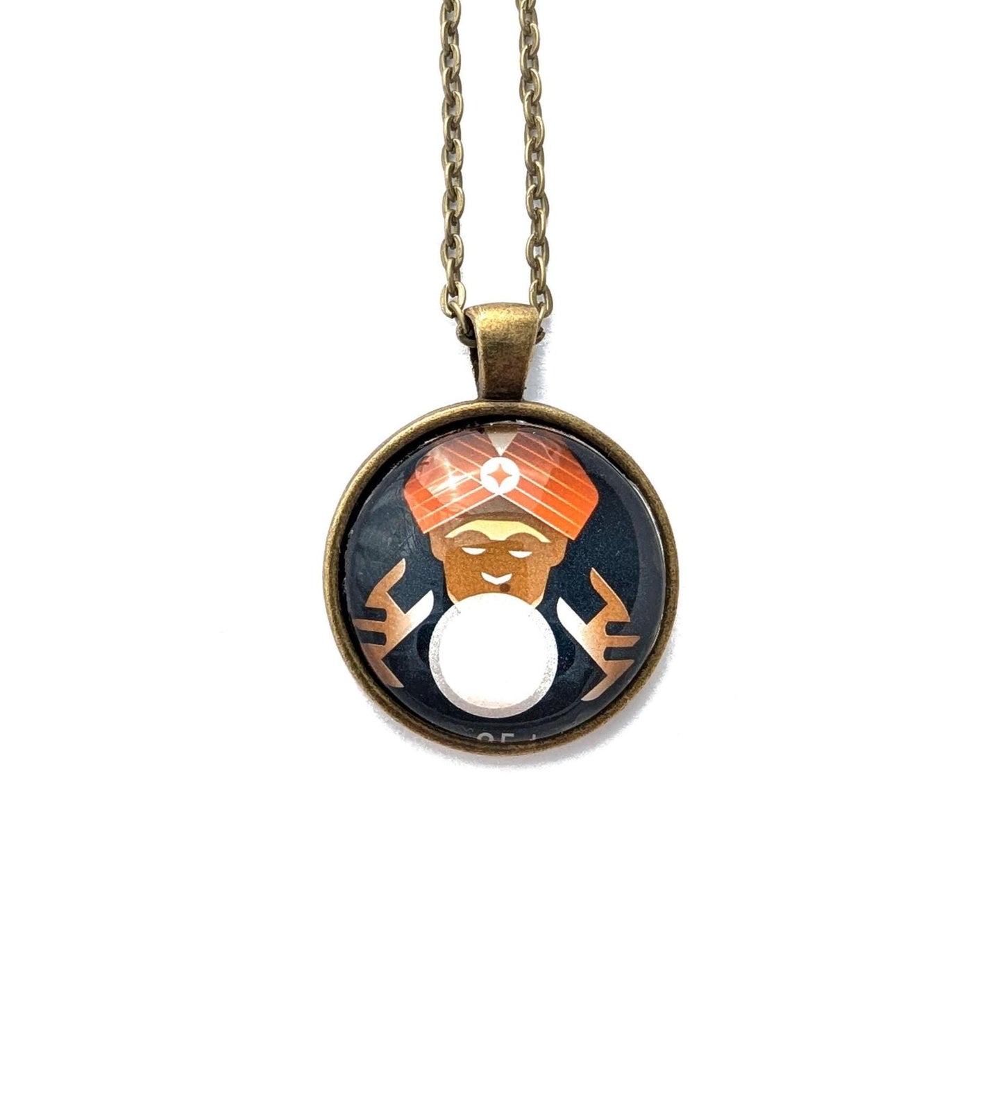 2018 USA The Art of Magic Stamp - Postage Stamp Necklace