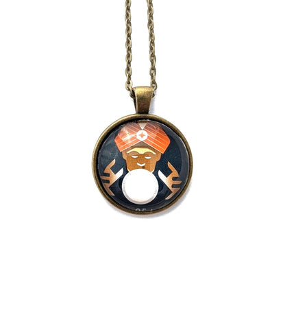 2018 USA The Art of Magic Stamp - Postage Stamp Necklace