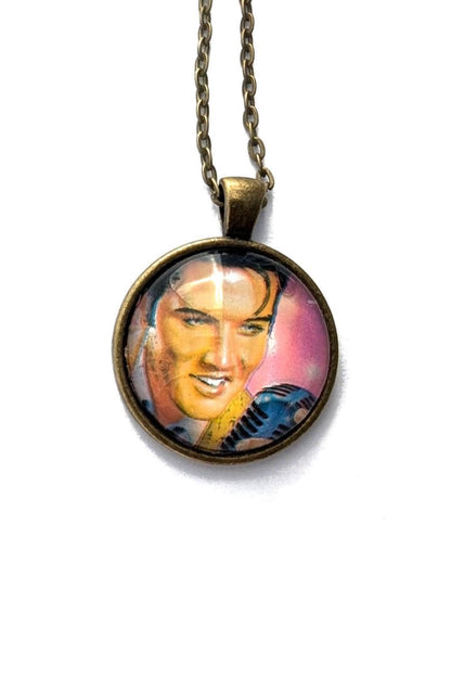 1993 USA Elvis Stamp - Postage Stamp Necklace