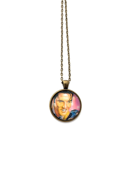 1993 USA Elvis Stamp - Postage Stamp Necklace