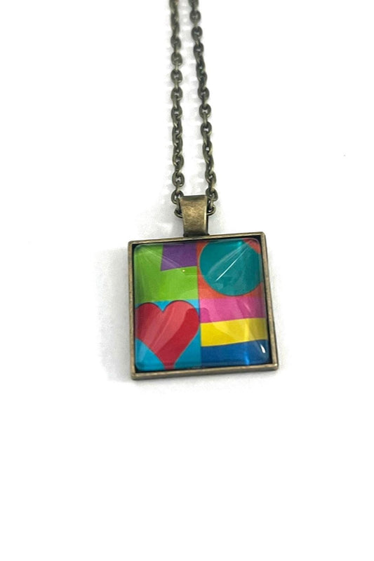 2002 USA Love Stamp - Postage Stamp Necklace