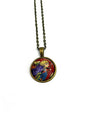 1992 Italian La Befana Christmas Witch Stamp - Canada Postage Stamp - Postage Stamp Necklace