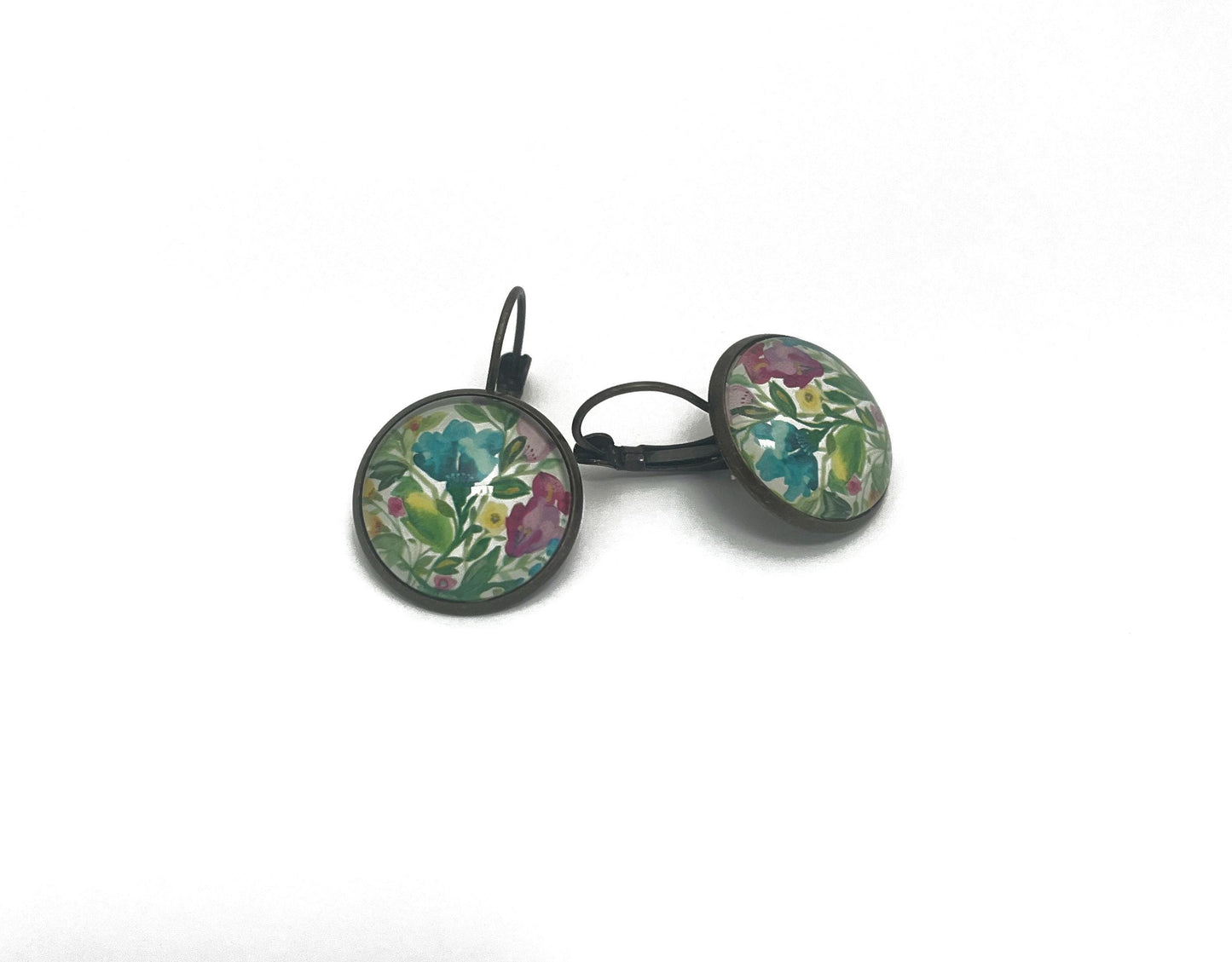2024 Celebration Blooms USA Stamp - Postage Stamp Earrings