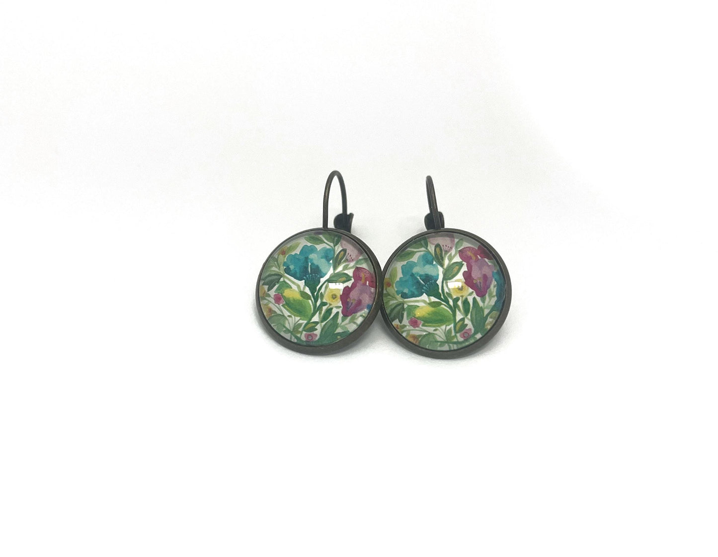 2024 Celebration Blooms USA Stamp - Postage Stamp Earrings