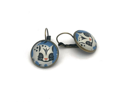 2025 USA Baby Wild Animals Stamp - Postage Stamp Earrings