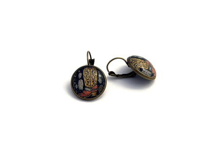 2021 USA Western Wear Boot Stamp - Postage Stamp Earrings