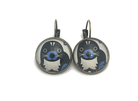2025 Baby Wild Animals USA Stamp - Postage Stamp Earrings