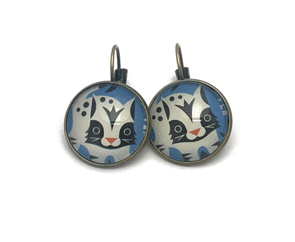 2025 USA Baby Wild Animals Stamp - Postage Stamp Earrings
