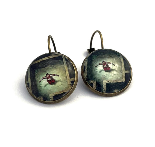 2024 USA D&D Stamp - Postage Stamp Earrings