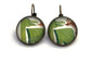 2018 USA Dragon Stamp - Postage Stamp Earrings