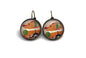 2018 USA Dragon Stamp - Postage Stamp Earrings