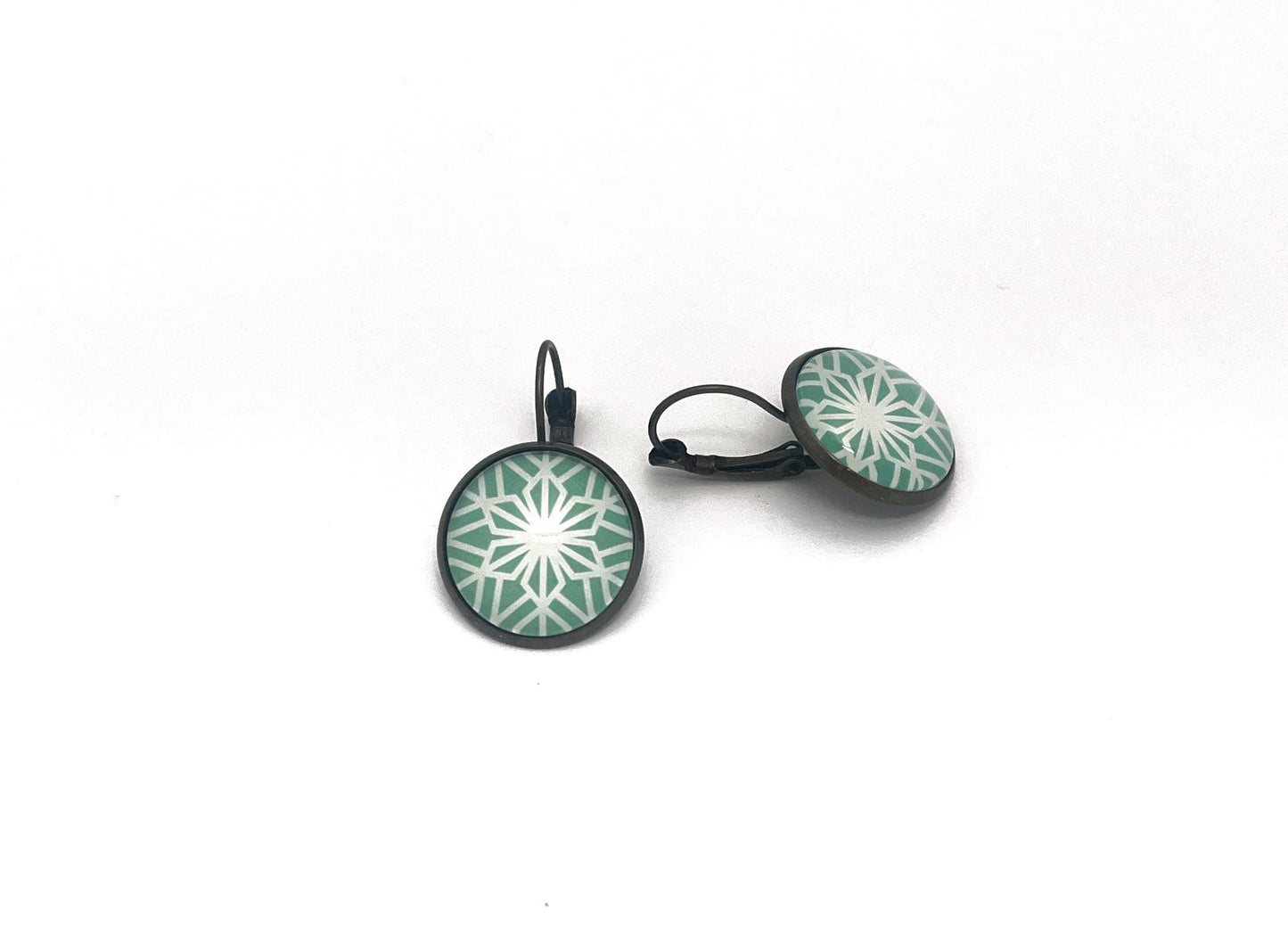 2024 Snowflake Winter Whimsy USA Stamp - Postage Stamp Earrings