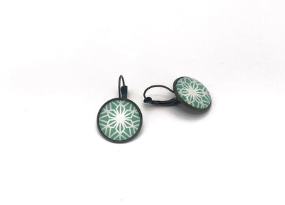 2024 Snowflake Winter Whimsy USA Stamp - Postage Stamp Earrings