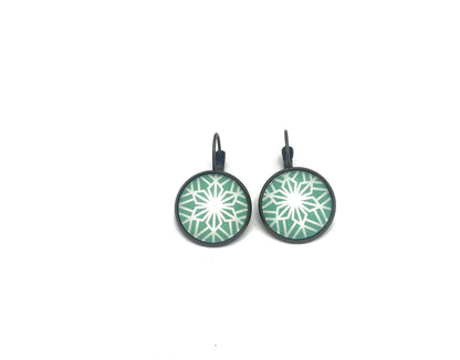 2024 Snowflake Winter Whimsy USA Stamp - Postage Stamp Earrings