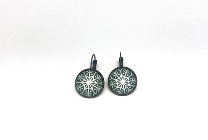 2024 Snowflake Winter Whimsy USA Stamp - Postage Stamp Earrings