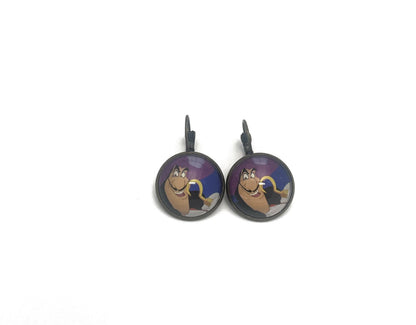 2014 Villains Captain Hook USA Stamp - Postage Stamp Earrings