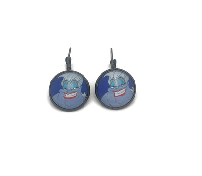 2017 Villains Ursula USA Stamp - Postage Stamp Earrings